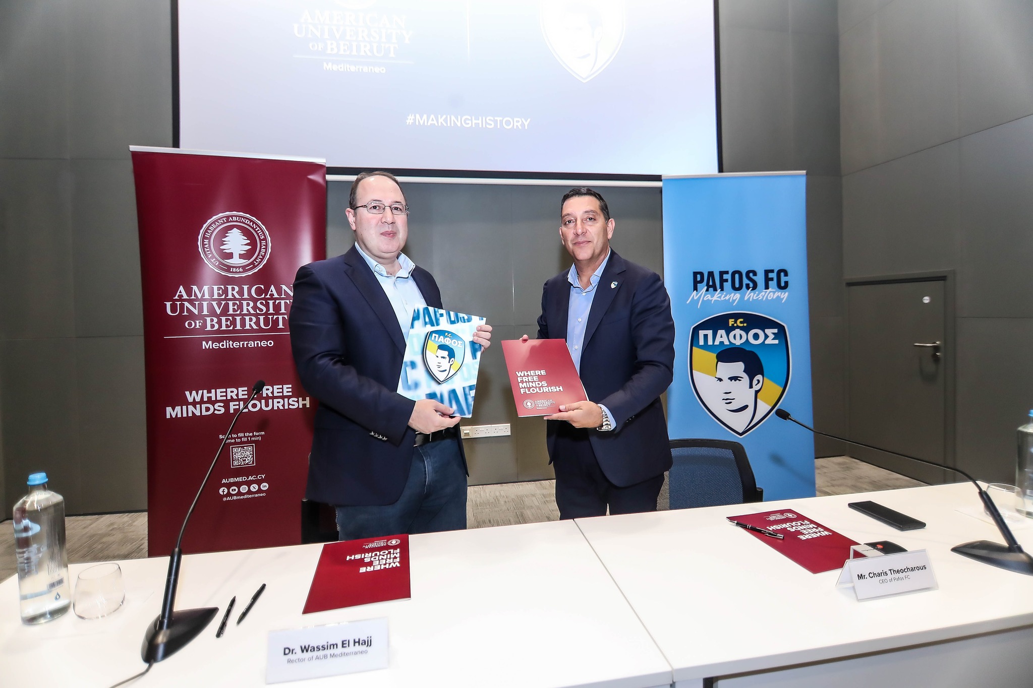 AUB Mediterraneo partners with Pafos FC